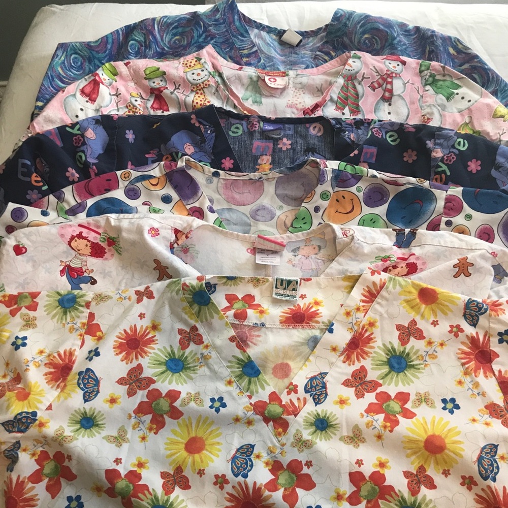 Scrub tops